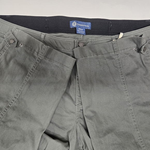 NWT DEMOCRACY Women's Plus size 22W High Rise Tapered Utility Pants - Picture 7 of 9
